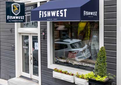 Exterior of the Fishwest Fly Shop in Park City, Utah