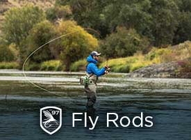 An angler casting a trout spey rod in search of their next target on Montana’s